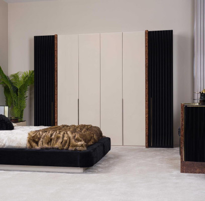 Kleiderschrank Schränke Schrank Design Holz Schlafzimmer Modern Möbel