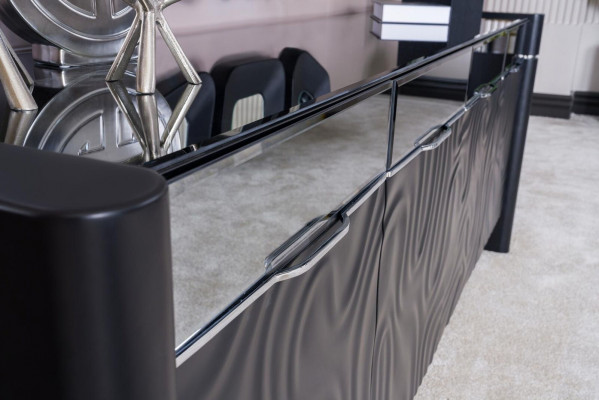 Sideboard 3x Spiegel Anrichte Luxus Garnitur Kommode Holz Kommoden Modern