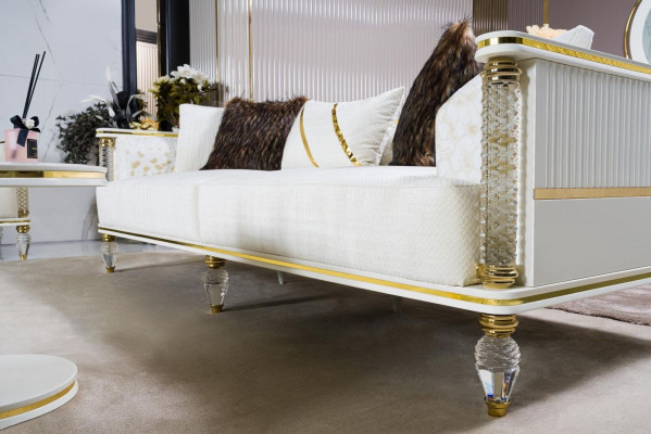 Sofagarnitur 3+3+1 Sitzer Sessel Garnitur Modern Relax Sessel Möbel Neu