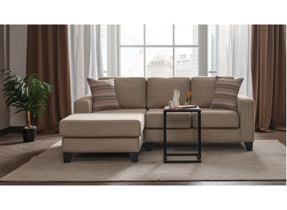 Ecksofa L-Form Textil Eckcouch Sofa Polster Premium Couch Möbel Sofas Couchen
