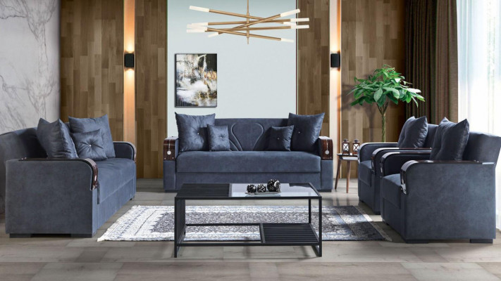 Luxus Sofagarnitur Komplett Couch Sofa Modern Garnitur Wohnzimmer Relax 3+2+1+1