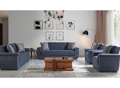 Schlafsofa Garnitur Sitzpolster Sofagarnitur Couch 3+2+1+1 Sitz Couchen Sofas