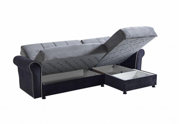 Ecksofa L-Form Textil Eckcouch Sofa Polster Premium Couch L Form Modern Neu 1