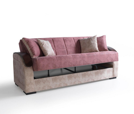 Rosa Modernes Sofa 3 Sitzer Relax Sofa Luxus 3er Sofa Wohnzimmer Neu 3 Sitzer