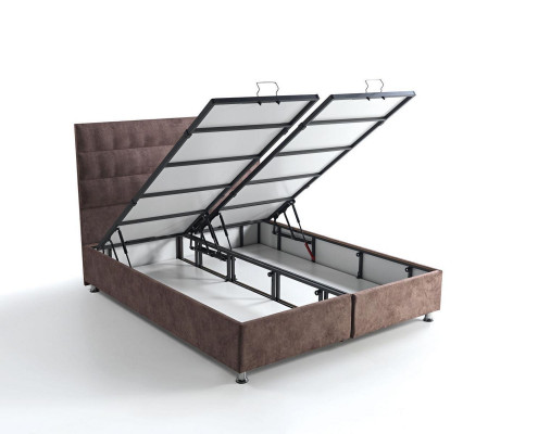 Bett Design Betten Luxus Bettkasten Polster Schlafzimmer Möbel Stoff 160x200