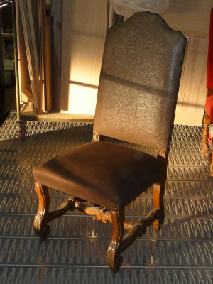 Stühle Luxus Design Polsterstuhl Lehnstuhl Büromöbel Neu Esszimmer Holz Möbel