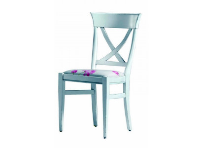 Landhaus Sessel Stuhl 1x Esszimmer Lehnstuhl Lounge Sitz Holzstuhl Küchen Stühle