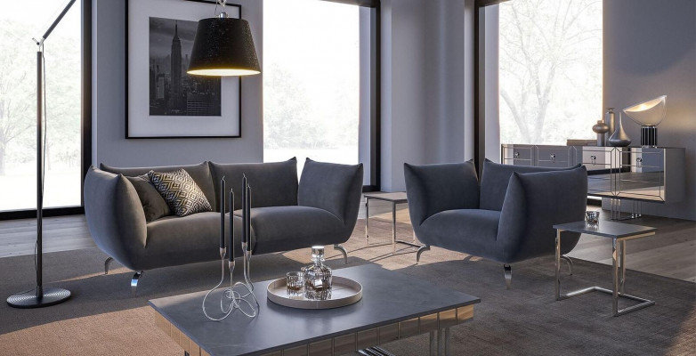 Sofagarnitur 3+1 Sitzer Set Design Sofa Polster Couchen Couch Modern Luxus Eu