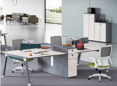 Tisch Arbeitszimmer Schreibtischgarnitur Team Schreibtisch Tische Neu