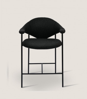 Stilvolle Sitzmöbel Designer Esszimmer Stühle mit Stahlbeinen Modern