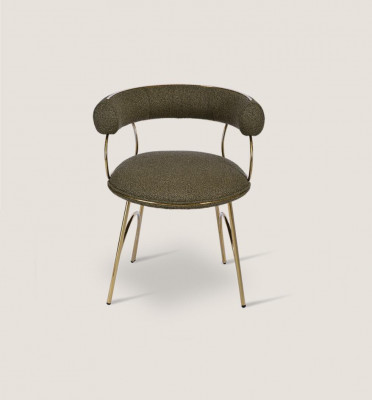 Designer Grüner Esszimmerstuhl Luxus Einsitzer Moderne Esszimmer Möbel