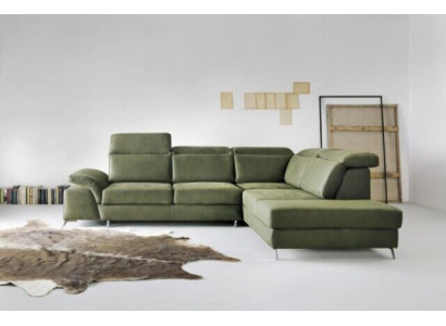 Design Couch Sofa Polster Schlafsofa Wohnzimmer Ecksofa Textl Stoff