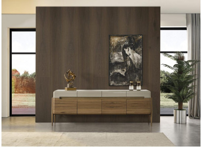 Sideboard Anrichte Kommode Holz Braun Esszimmer Schrank Kommoden
