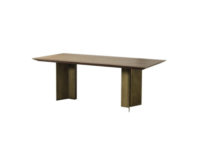 Esszimmertisch Esstisch Tisch Essecke Esszimmer 208 cm Holz Braun Neu