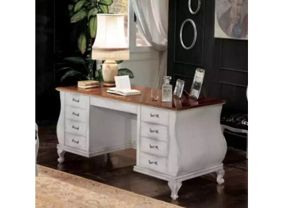 Klassischer weißer Schreibtisch Tisch Büromöbel 180x80 Schreibtische