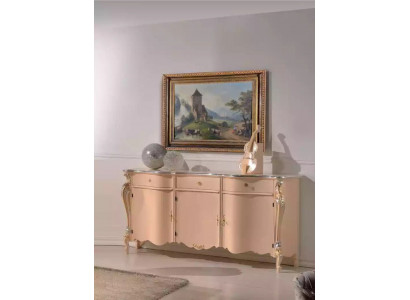 Sideboard Kommode Luxus Beige Schränke Holz Holzschrank Schrank 200x57x100