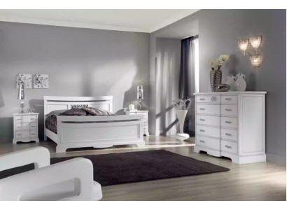 Bett 2x Nachttische 4tlg Schlafzimmer Set Modern Luxus Schlafzimmer Neu