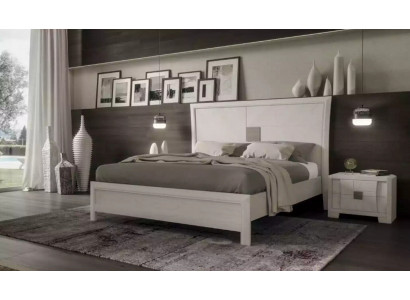 Bett 2x Nachttische 3tlg Schlafzimmer Set Design Modern Luxus Möbel