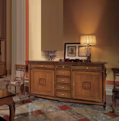 Luxus Schrank Möbel Holzschrank Italienische Sideboard Kommode Schrank