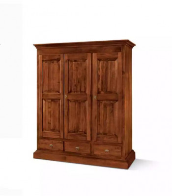 Luxus Kleider Schrank Designer Kleiderschränke Möbel Holz Braun Neu