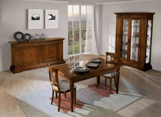 Komplett Esstisch 4x Stühle Esszimmer Set Ess Gruppe Braun Tisch 5tlg