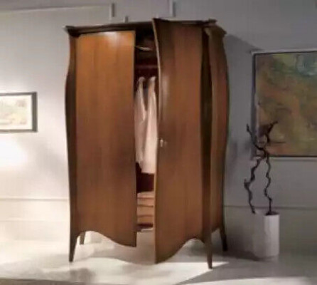 Schrank Massive Schlafzimmer Möbel Italien Kleiderschrank Holzschrank