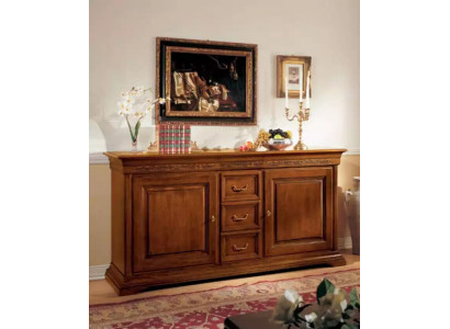 Klassische Stil Kommode Sideboard Schrank Italienische Möbel Braun Neu