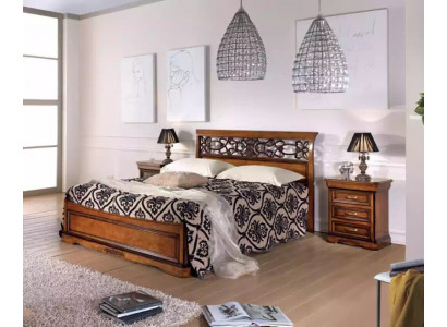 Schlafzimmer Set Bett 2x Nachttische Betten Schlafzimmer Design 3tlg.