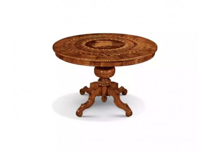 Esstisch Esszimmer Braun Rund Klassische Tisch Design Holz Luxus Möbel