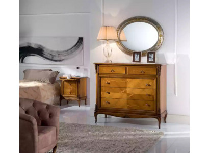 Klassische Kommode Holz Sideboard Schrank Schlafzimmer Italienische Möbel
