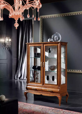 Luxuriöser Holz Kleiderschrank Schrank klassischem Vitrine Kleiderschrank