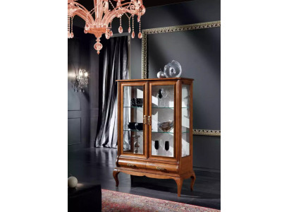 Luxuriöser Holz Kleiderschrank Schrank klassischem Vitrine Kleiderschrank
