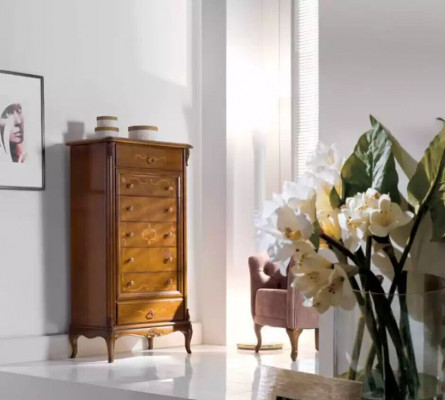 Holz Italienische Stil Möbel Luxus Braune Kommode Klassisch Stil Neu