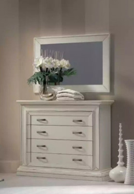 Kommoden italienischer Stil Möbel Spiegel 2tlg Kommode Sideboard Holz