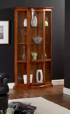 Schränke Holz Vitrine Glas Schrank Vitrine Wohnzimmer Möbel Anrichte