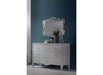 Klassische Kommode Schublade Schrank Sideboard Holz Schränke Regal Neu
