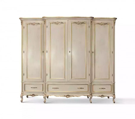 Kleiderschrank Schrank Klassische Stil Möbel Schlafzimmer Schränke Holz