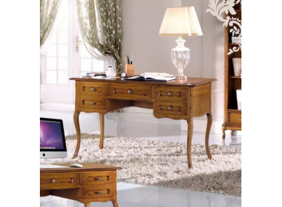 Brauner Bürotisch Luxus Arbeitszimmer Möbel Holz Schreibtisch Klassisch