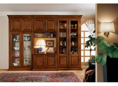 Wohnwand Italienische Holz Möbel Designer Wandschränke Wohnzimmer Neu
