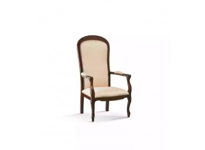 Wohnzimmer Sessel 1 Sitz Couch Polster Luxus Textil Design Holz Möbel