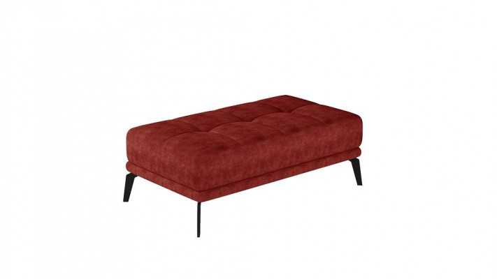 Lounge Fußhocker Hocker xxl Club Ottomane Pufa Leder Textil Ottoman Designer Neu