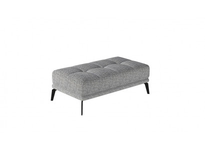 Lounge Fußhocker Hocker xxl Club Ottomane Pufa Leder Textil Ottoman Designer Neu