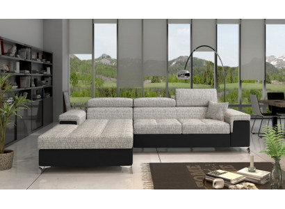 L-Form Couch Wohnlandschaft Ecksofa Garnitur Modern Design Sofa Stoff Textil neu