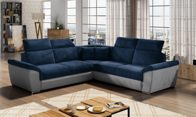 Ecksofa L-Form Wohnlandschaft Designer Sofa Couch Polster Sitz Garnitur Sofas