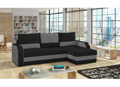 Stoff L-Form Couch Wohnlandschaft Ecksofa Garnitur Modern Design Sofa Couchen