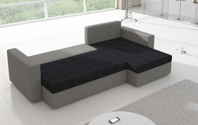 Design Ecksofa Schlafsofa Bettfunktion Couch Leder Polster Textil Sofas Neu 502