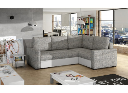 Design Ecksofa Schlafsofa Bettfunktion Couch Leder Polster Textil Sofas Neu 1469