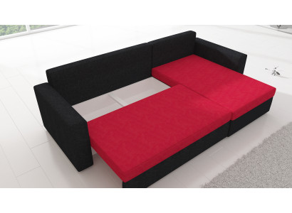 Design Ecksofa Schlafsofa Bettfunktion Couch Leder Polster Textil Sofas Neu 502