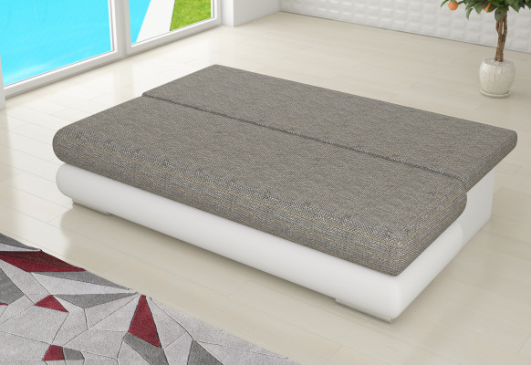 Design Schlafsofa Couch Polster 3 Sitzer Stoff Couch Gästezimmer Sofas