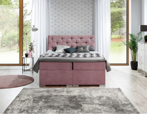 Bettkasten Chesterfield Bett Polsterbett Doppelbett Big XXL Designer Bett Neu